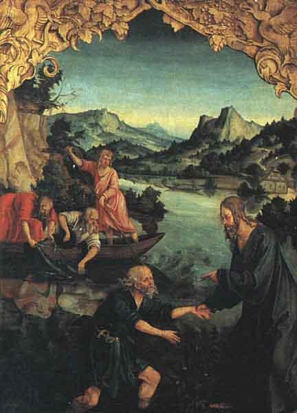 Johann Baptist Seele Chiamata di san pietro Germany oil painting art